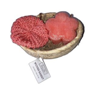 Soap Infused Sponge Cotton Candy Scent with Scrubby Sponge Gift Set